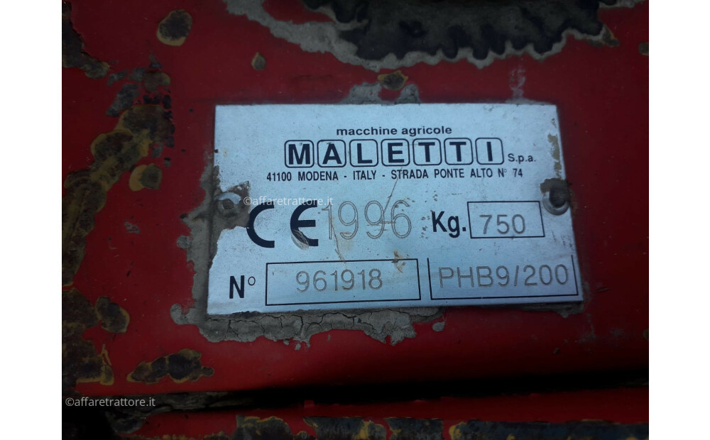 Herse rotative MALETTI PH9 200 - 2