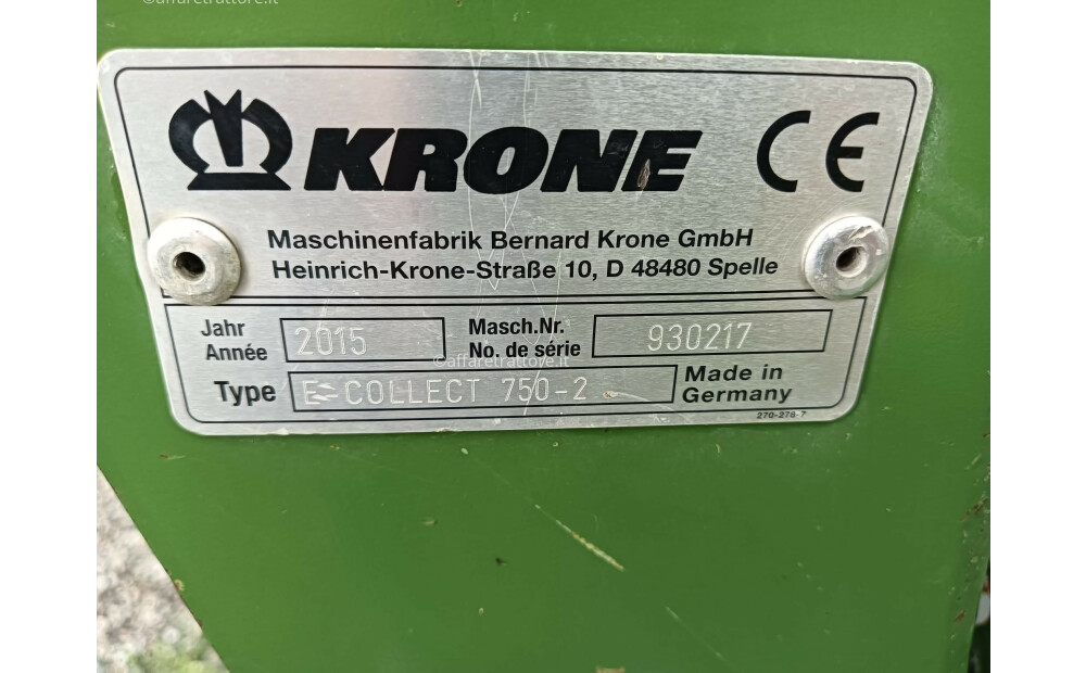 Krone E-COLLECT 750 D'occasion - 5