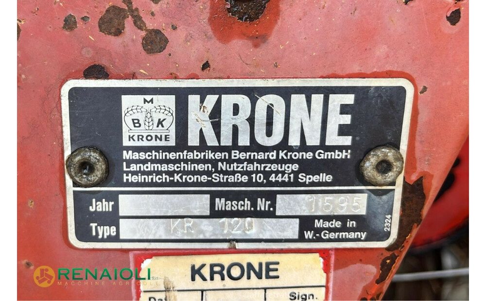 Presse à balles rondes à chambre fixe Krone KR 120 KRONE (DM8400) d'occasion - 6