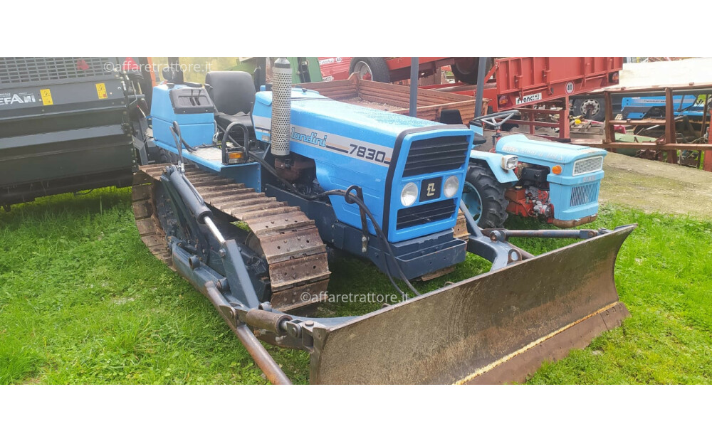 Tracteur à chenilles Landini C 7830 Utilisé avec bulldozer - 7