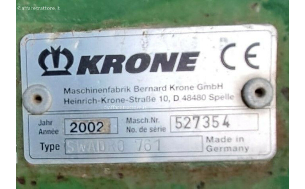 Krone SWADRO 761 d'occasion - 6