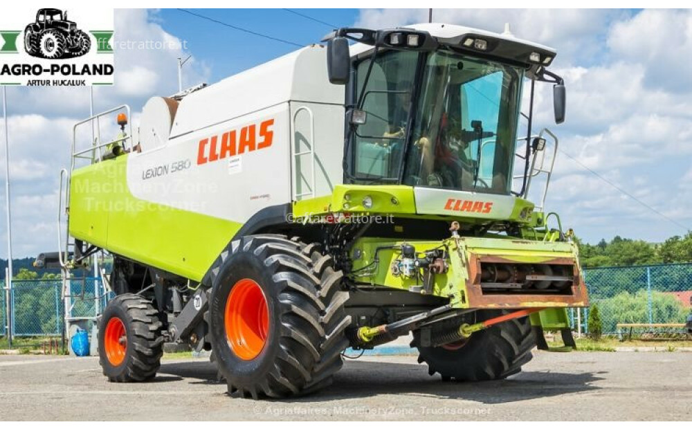 Claas LEXION 580 - 2525 h -- QUANTIMETER - VARIO 900 - LASER PILOT D'occasion - 2