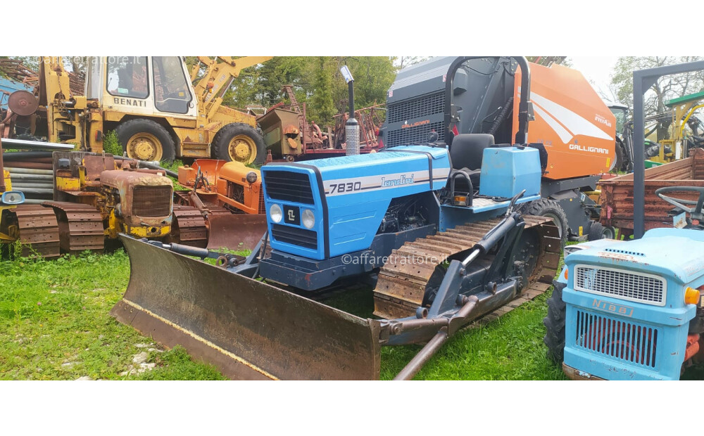 Tracteur à chenilles Landini C 7830 Utilisé avec bulldozer - 1