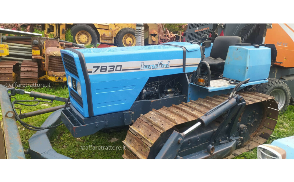 Tracteur à chenilles Landini C 7830 Utilisé avec bulldozer - 6