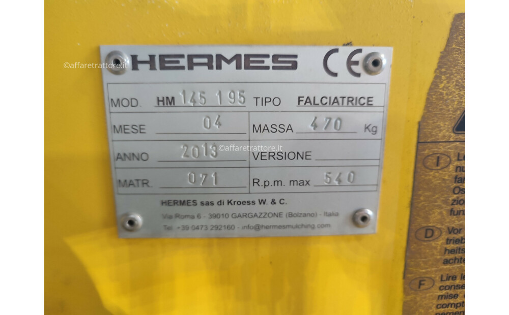 Hermes Falciatrice Mulching per vigneti e frutteti Neuf - 3