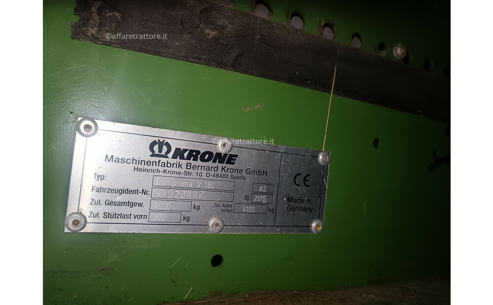 Krone Comprima V 180 XC D'occasion - 7