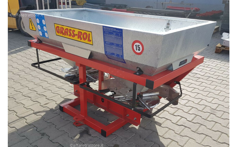 Grass-Rol Düngerstreuer / Fertilizer spreader / Epandeur d&#039;engrais / Spandiconcime / Разбрасыватель минеральных удобрений / Rozsiewacz nawozu 1600 l Nowy - 5