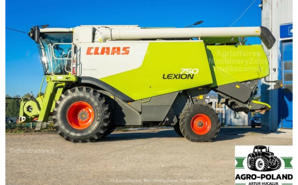 Claas LEXION 750 - ANNO 2012 - 1650 h - 7.5 M D'occasion - 7