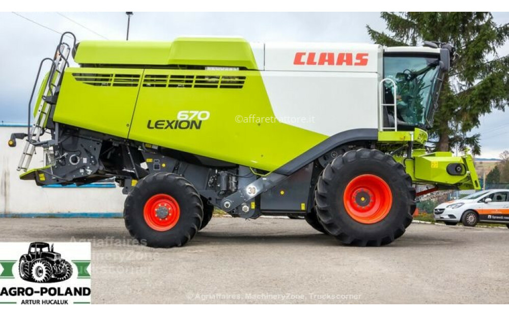 Claas LEXION 670 - ANNO 2019 - 4X4 - 1255 h - 3D + VARIO 770 - LASER PILOT D'occasion - 9