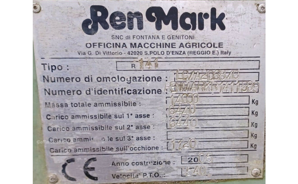 Épandeur à fumier Ren Mark R141 - 6