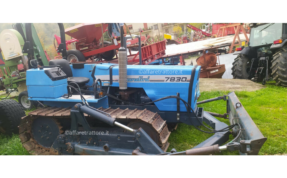 Tracteur à chenilles Landini C 7830 Utilisé avec bulldozer - 10