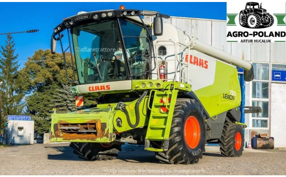 Claas LEXION 750 - ANNO 2012 - 1650 h - 7.5 M D'occasion - 5