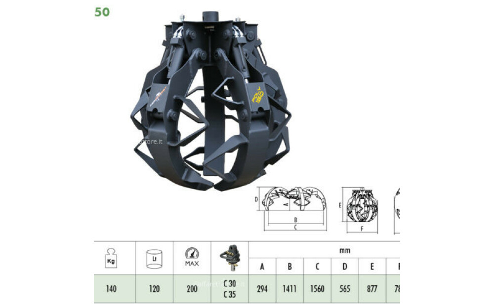 Polipo forestale Agriforest Poly 150 - 1