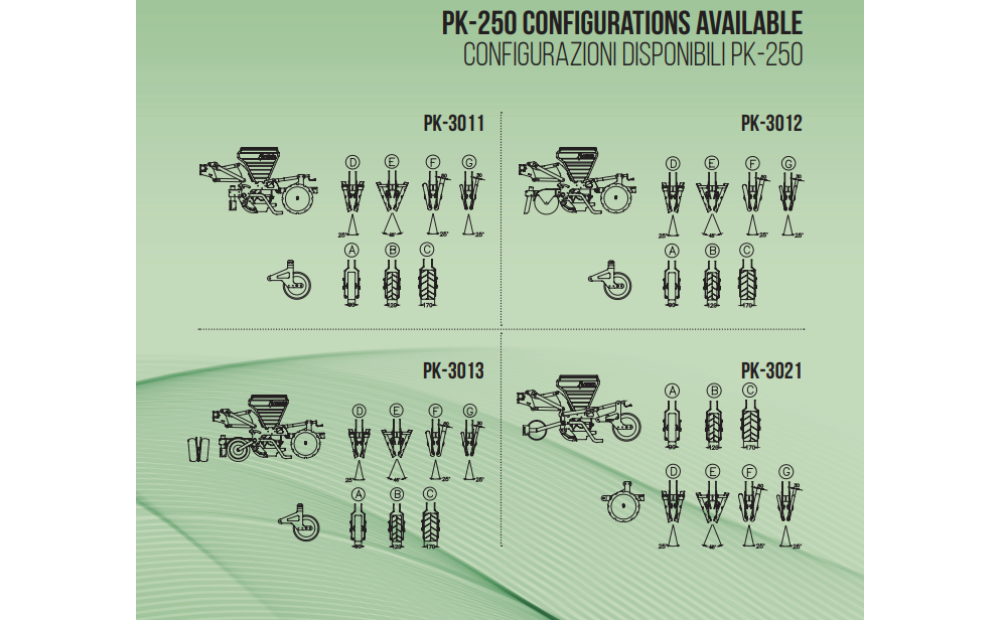 Agricola Italiana PK 250 Neuf - 3