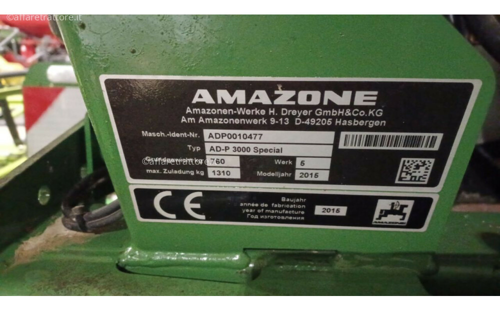 Amazone KE 3000 SUPER + Amazone AD P 3000 SPECIAL R d'occasion - 7