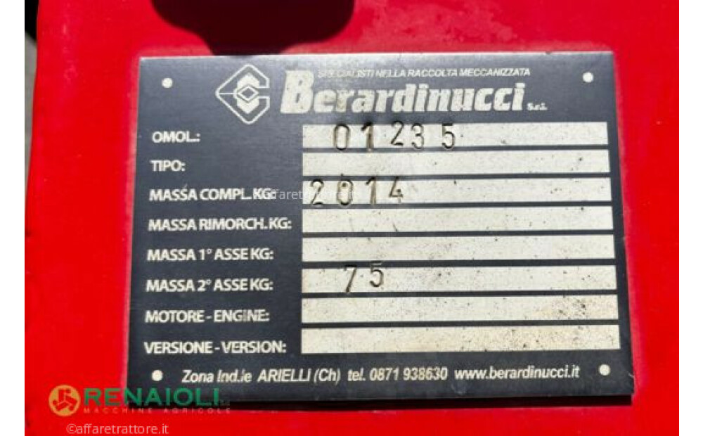 SHAKER AUTOMOTEUR BERARDINUCCI PUMA BERARDINUCCI (TE9654) 2014 Usagé - 9