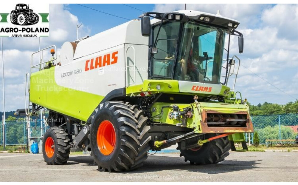 Claas LEXION 580 - 2525 h -- QUANTIMETER - VARIO 900 - LASER PILOT D'occasion - 1