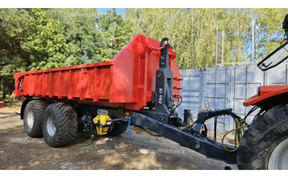 EkoAgri Hakenliftanhänger / Remorque ampliroll / Remorque porte caisson / Remorque ampliroll 18 t Neuf - 12