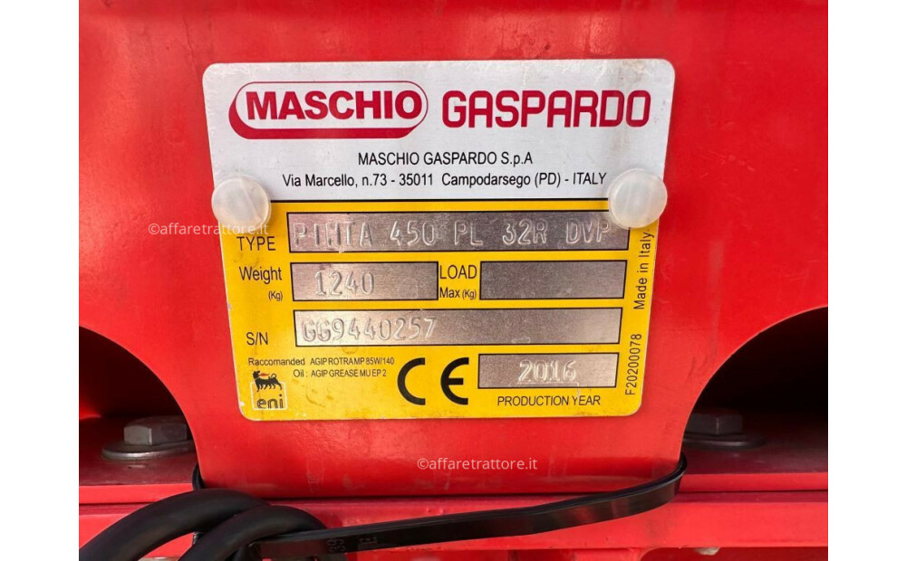 Gaspardo Pinta 450 Usagé - 6