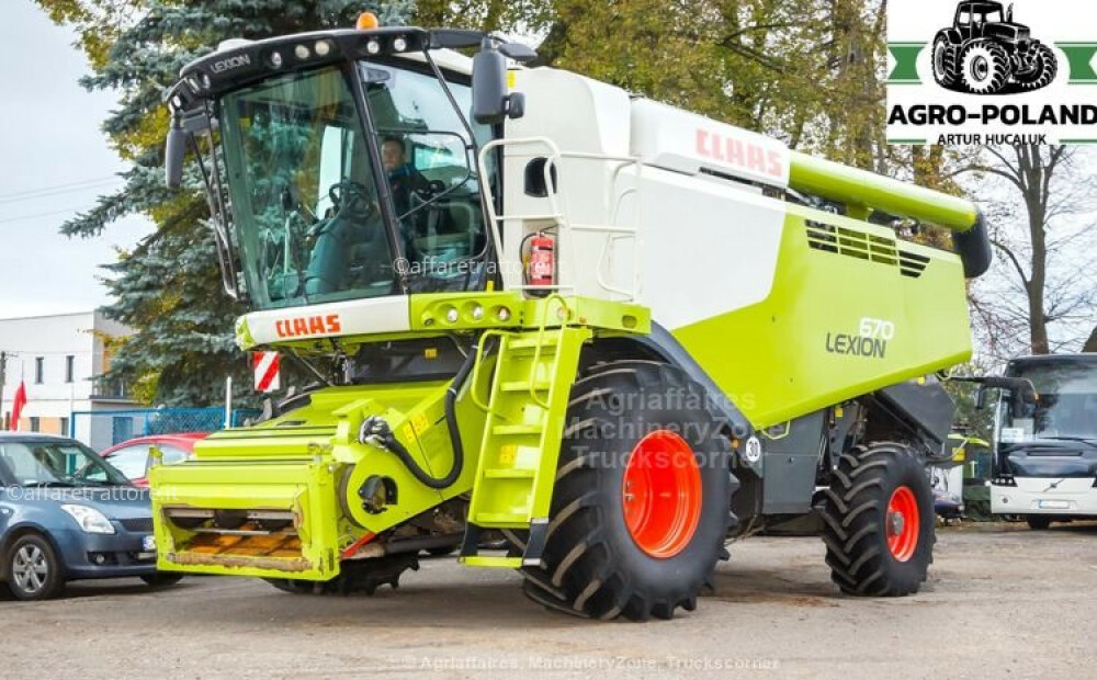 Claas LEXION 670 - ANNO 2019 - 4X4 - 1255 h - 3D + VARIO 770 - LASER PILOT D'occasion - 1