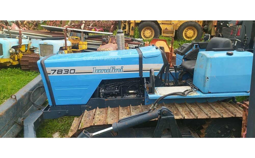 Tracteur à chenilles Landini C 7830 Utilisé avec bulldozer - 3