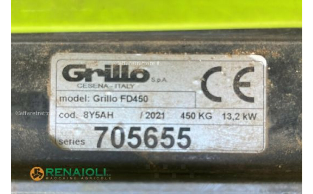 Grillo TONDEUSE À GAZON TRACTEUR FD 450 GRILLO (CS1916) Usagé - 6