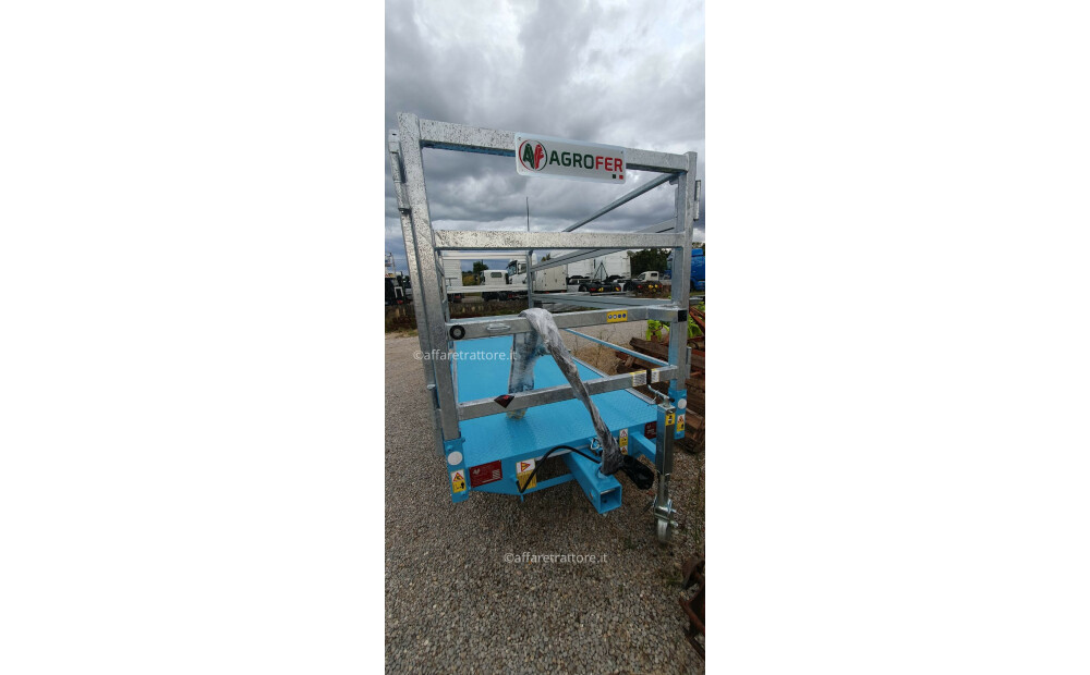 RIMORCHIO PORTA CASSE E CASSONI AGROFER  MODELLO PBC/3 Nuovo CON ASSALE TANDEM - 3