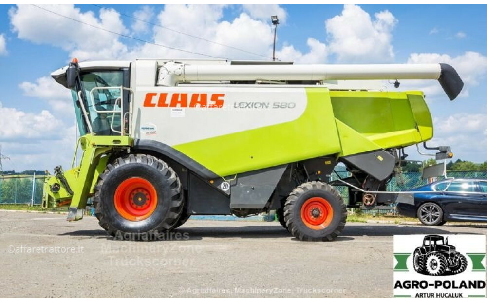 Claas LEXION 580 - 2525 h -- QUANTIMETER - VARIO 900 - LASER PILOT D'occasion - 8