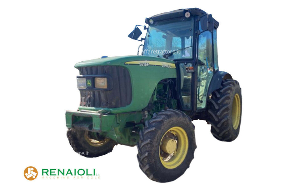 John Deere TRATTORE GOMMATO 80 CV 5515F JOHN DEERE (FV9564) Usato - 1