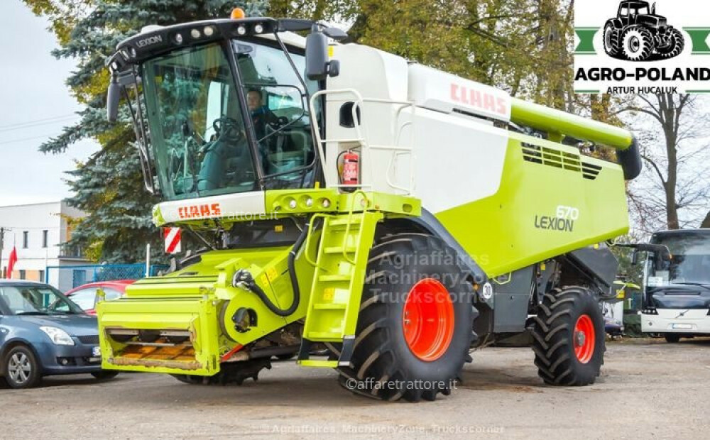 Claas LEXION 670 - ANNO 2019 - 4X4 - 1255 h - 3D + VARIO 770 - LASER PILOT D'occasion - 10