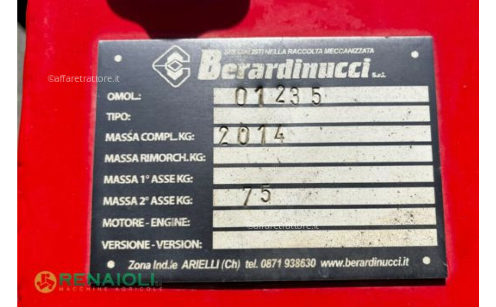 SHAKER AUTOMOTEUR BERARDINUCCI PUMA BERARDINUCCI (TE9654) 2014 Usagé - 9