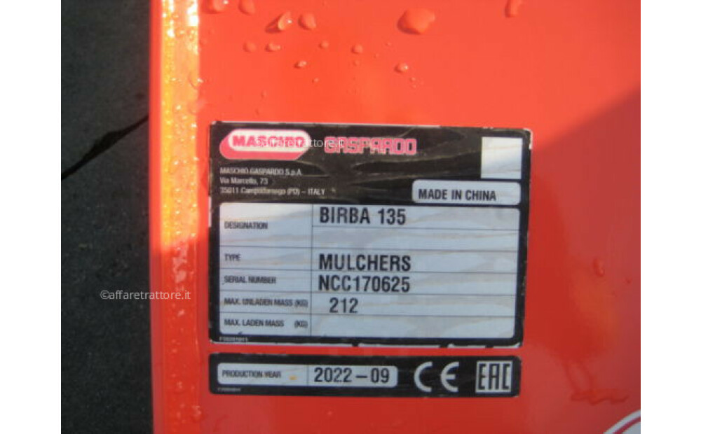 Maschio BIRBA 135 Neuf - 11