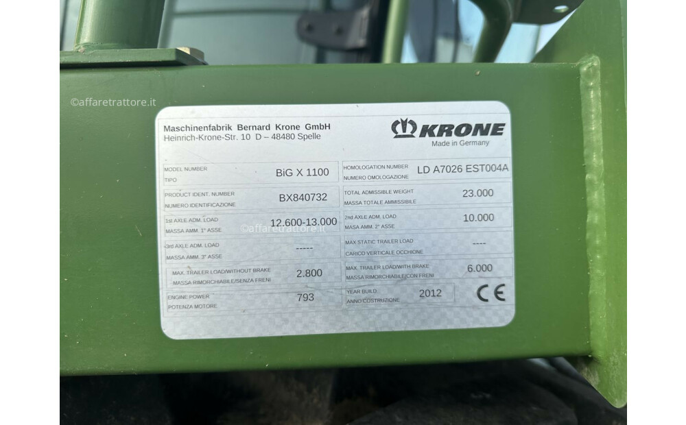 Krone BIG X 1100 Occasion - 11