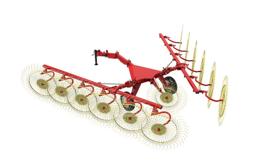 Enorossi BATRAKE 12 Ranghinatore Stellare Trainato con andana centrale - 2