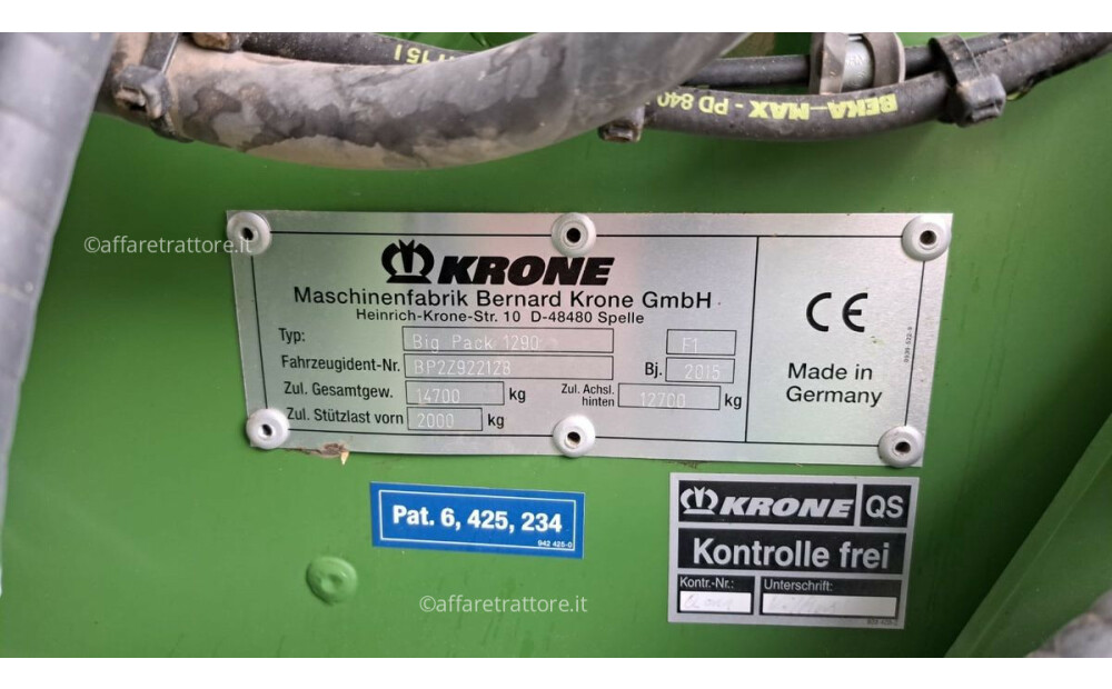 Krone BIG PACK 1290HDP XC Usato - 6