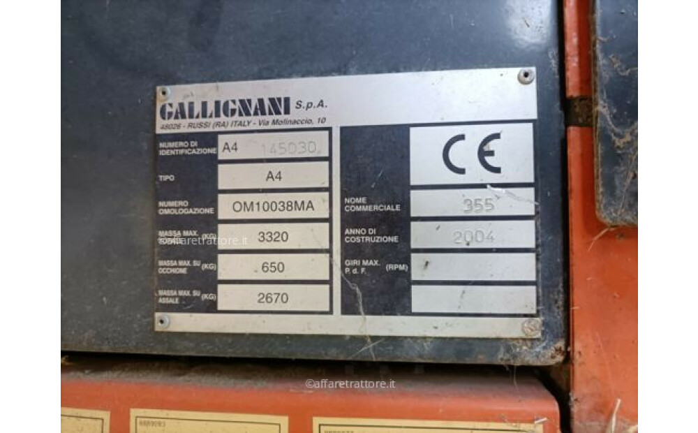 Gallignani 355 LR ROTOR d'occasion - 5