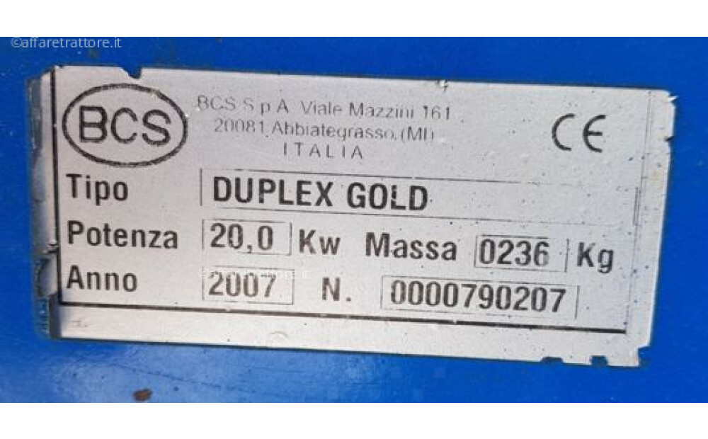 BCS DUPLEX GOLD 210 d'occasion - 7