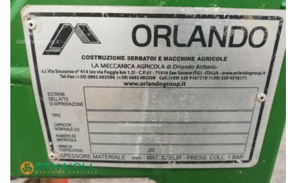 GODET DE CHARGEMENT DE PIERRE Orlando FSI-18 ORLANDO (GA8522) Usagé - 5