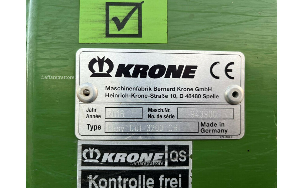 Krone Easy cut 3200 cri Occasion - 3