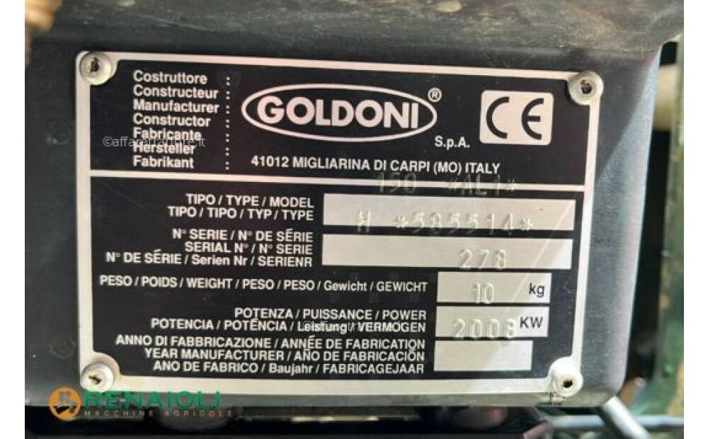 MOTEUR CULTIVATEUR goldoni SPECIAL LUX 150 + ACCESSOIRES GOLDONI (CB10989) 2008 Occasion - 8