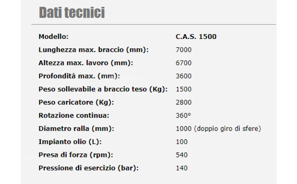 Agrisav C.A.S. 1500 Nuovo - 6