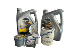 KIT TAGLIANDO TRATTORE FIAT COMPLETO DI OLIO FILTRI OLIO E GASOLIO RICAMBI