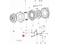 Cod. 0.151.2255.0/20 - tirante frizione doppia same, lamborg