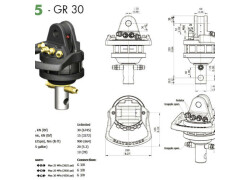 Rotore Baltrotors GR 30 con perno