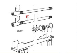 Cod. 0.270.2616.0 albero di trasmissione mm 892,5